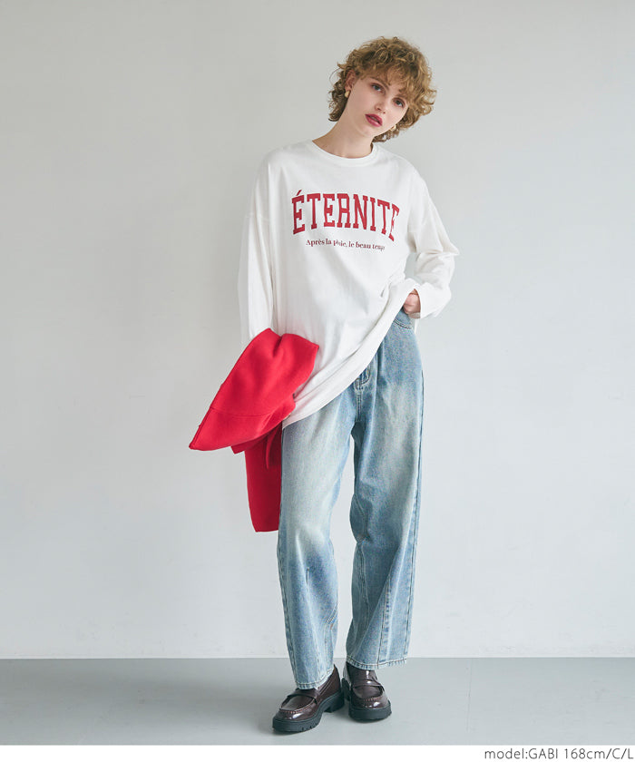 Assorted print long sleeve T-shirt