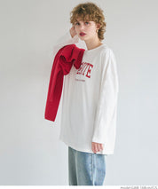 Assorted print long sleeve T-shirt