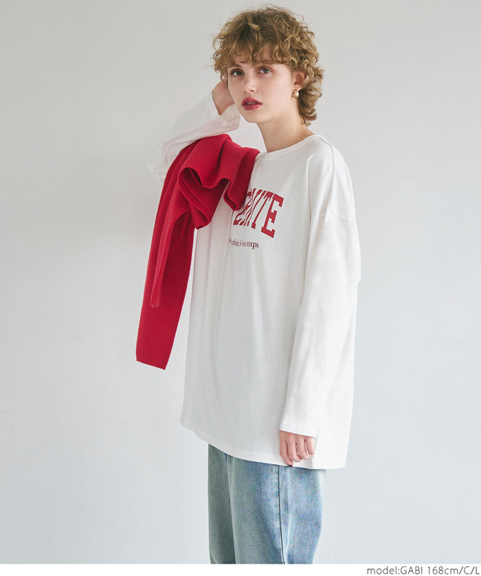 Assorted print long sleeve T-shirt