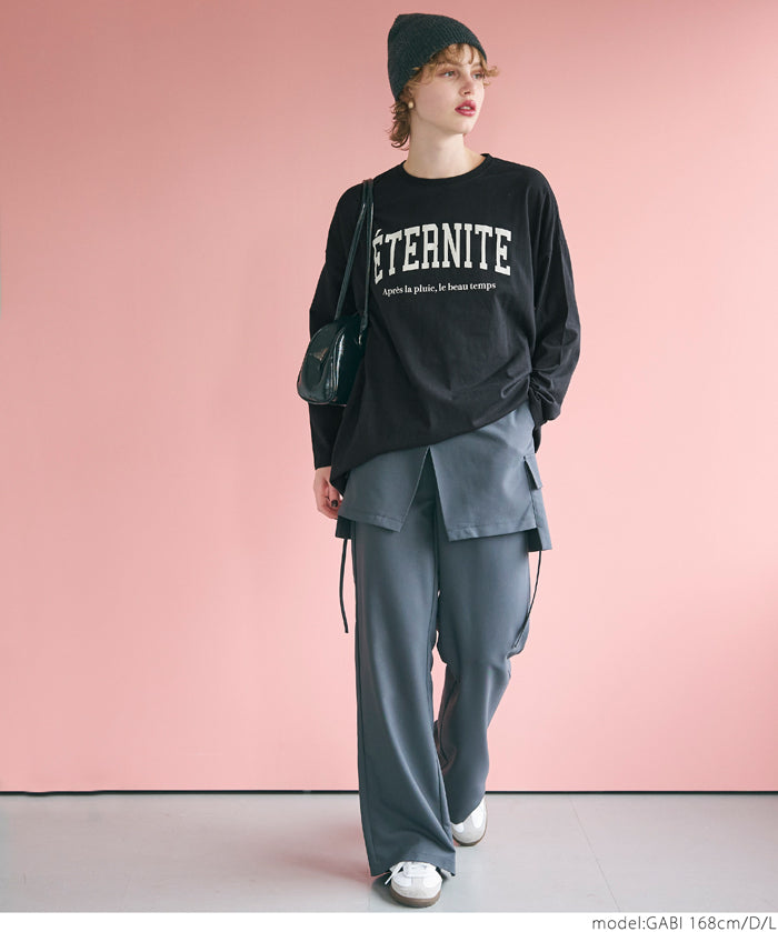 Assorted print long sleeve T-shirt