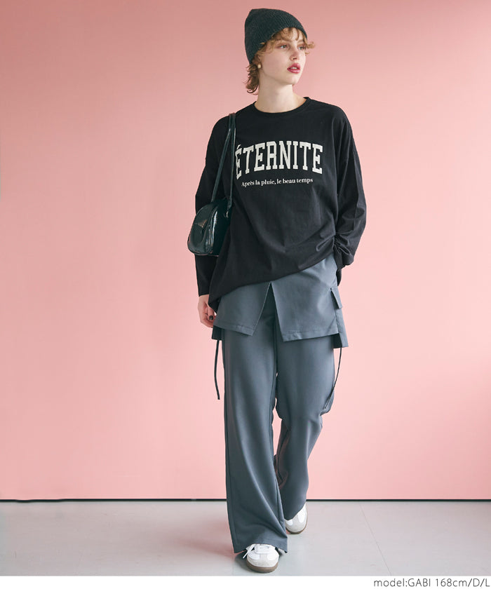 Assorted print long sleeve T-shirt