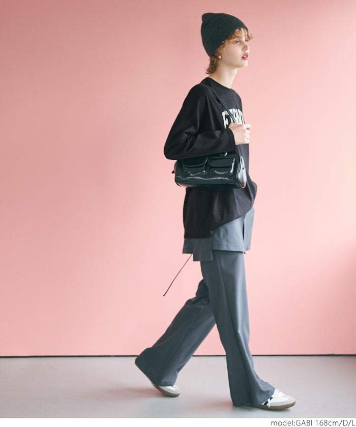 Assorted print long sleeve T-shirt