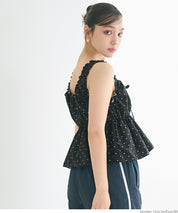 Japanese style pleated short vest
