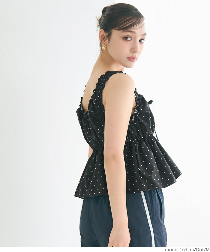 Japanese style pleated short vest
