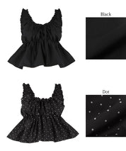 Japanese style pleated short vest