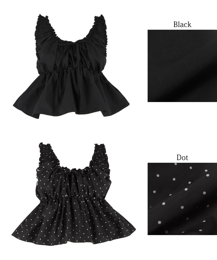 Japanese style pleated short vest