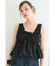 Japanese style pleated short vest