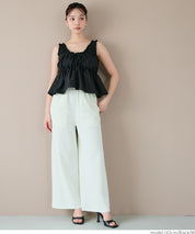 Japanese style pleated short vest