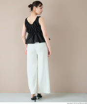 Japanese style pleated short vest