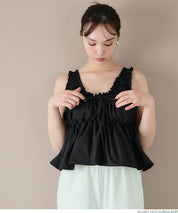 Japanese style pleated short vest