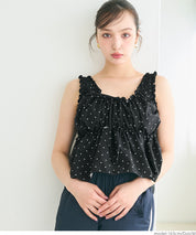 Japanese style pleated short vest