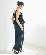 Japanese style pleated short vest