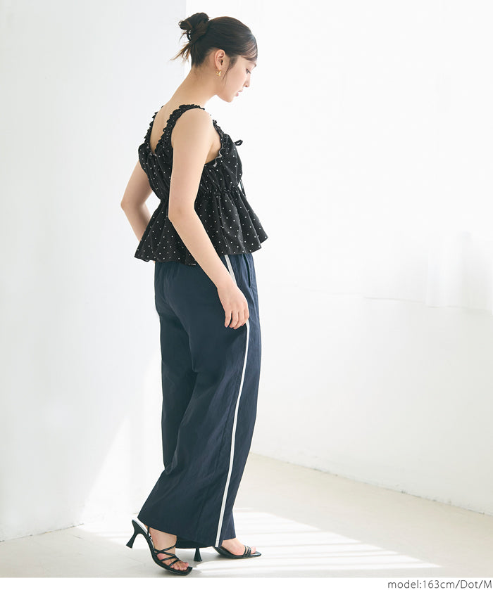 Japanese style pleated short vest