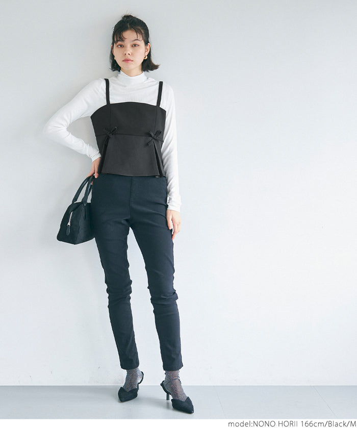 Double ribbon camisole