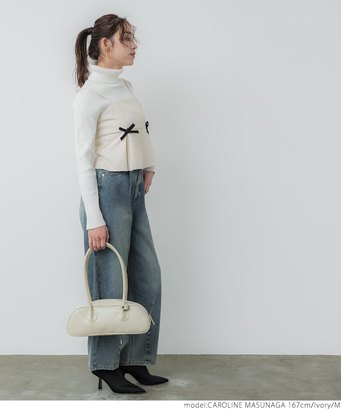 Double ribbon camisole