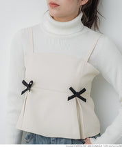 Double ribbon camisole