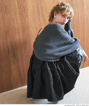 Flocked polka dot cami tunic