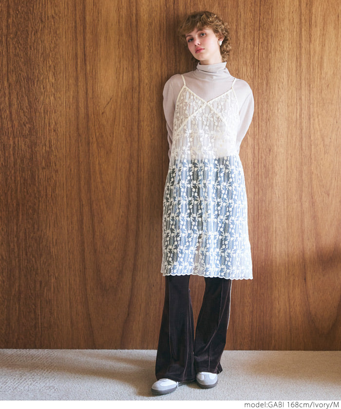 Lace camisole dress