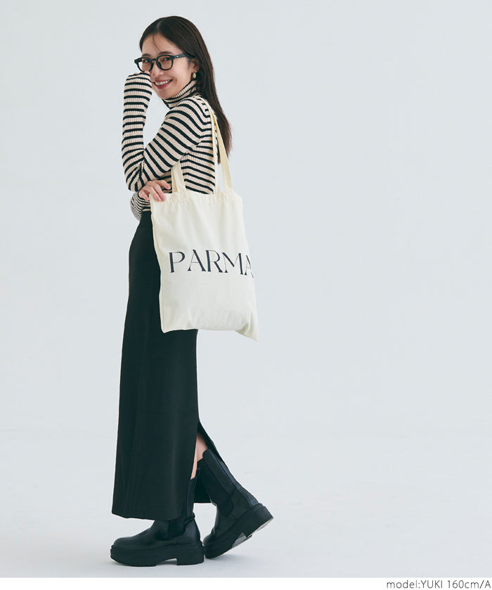 Assorted canvas logo tote bag