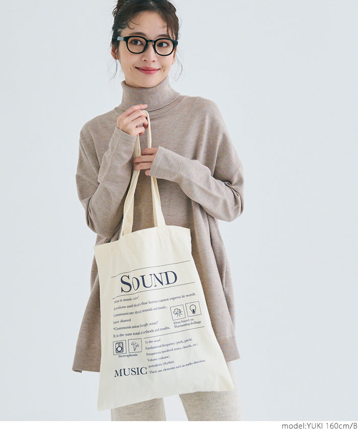 Assorted canvas logo tote bag