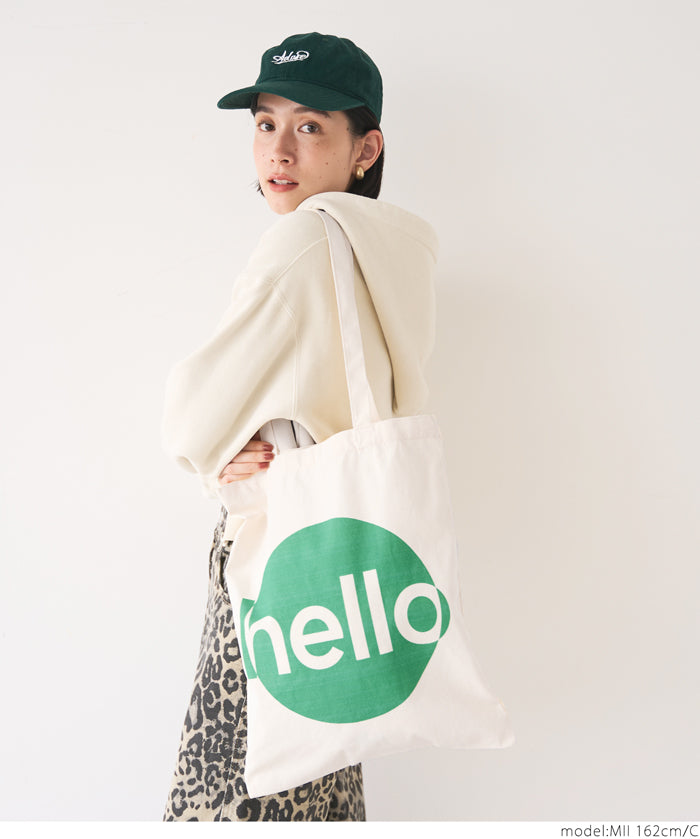 Assorted canvas logo tote bag