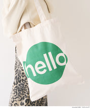 Assorted canvas logo tote bag