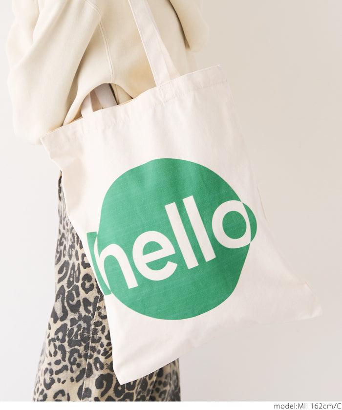 Assorted canvas logo tote bag