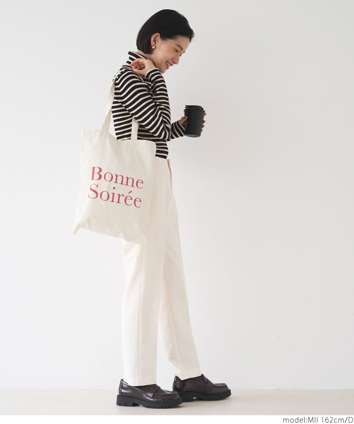 Assorted canvas logo tote bag