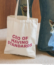 Assorted canvas logo tote bag