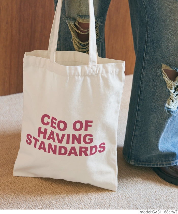 Assorted canvas logo tote bag