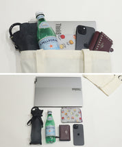 Assorted canvas logo tote bag