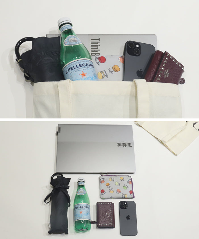 Assorted canvas logo tote bag