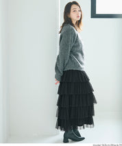 日系薄紗蛋糕半裙