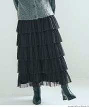 日系薄紗蛋糕半裙