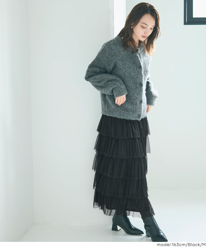 日系薄紗蛋糕半裙