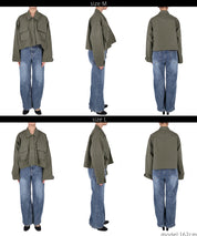 Short military jacket