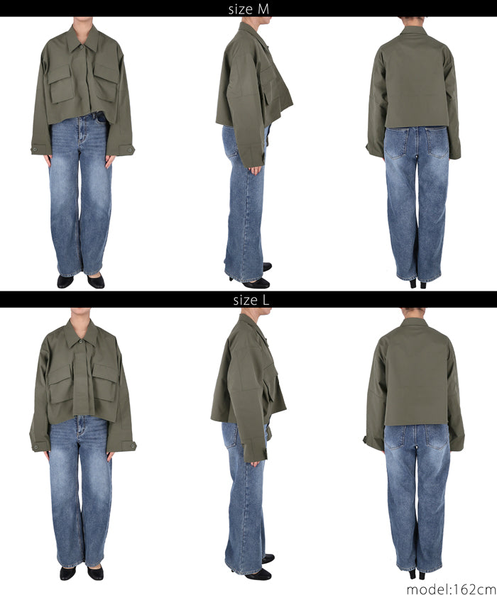 Short military jacket