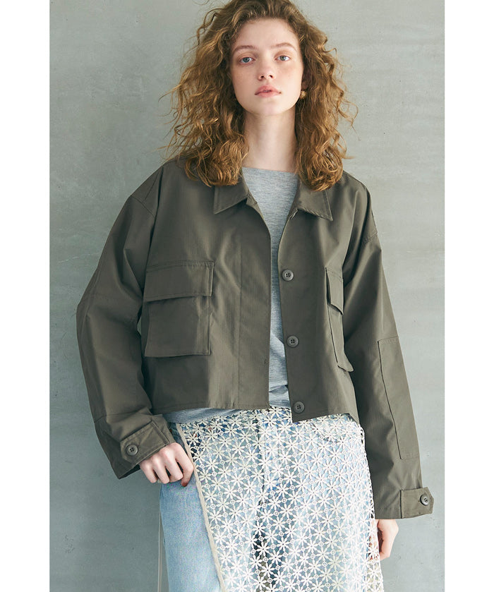 Short military jacket