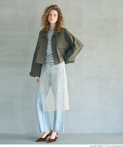 Short military jacket