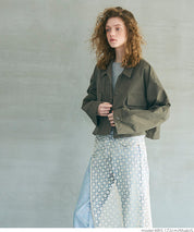 Short military jacket