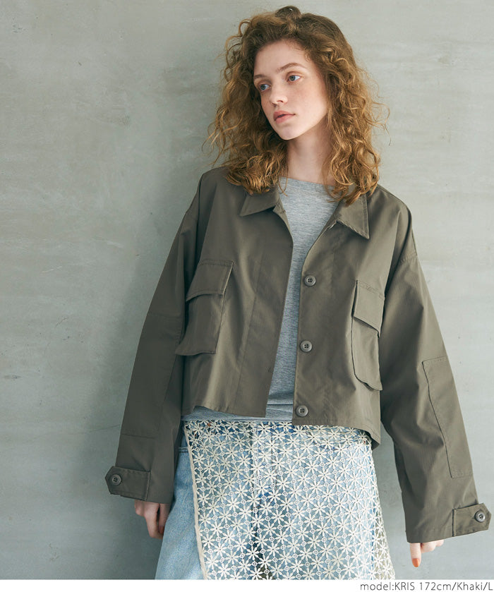 Short military jacket