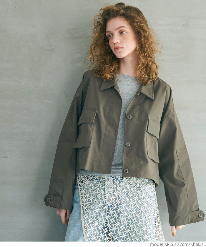 Short military jacket