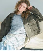 Short military jacket