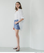 Summer casual denim shorts