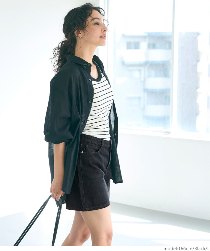 Summer casual denim shorts