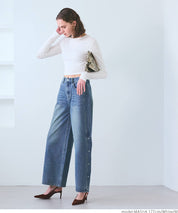 Minimalist Thin Ribbed Cropped Long Sleeve Top