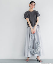 Tulle Crinkled Half Moon Crossbody Bag