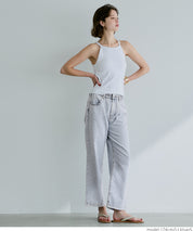 Ultra-lightweight summer basic straight jeans