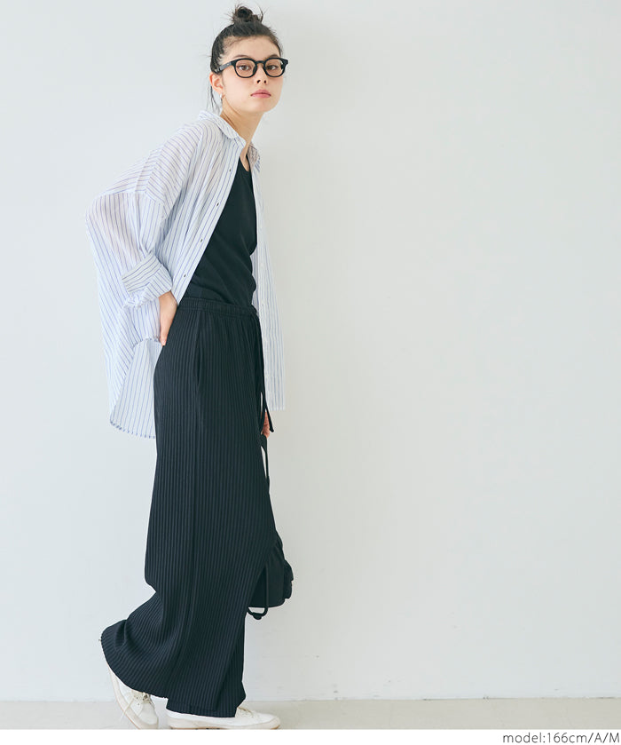 輕柔棉質寬鬆長袖襯衫