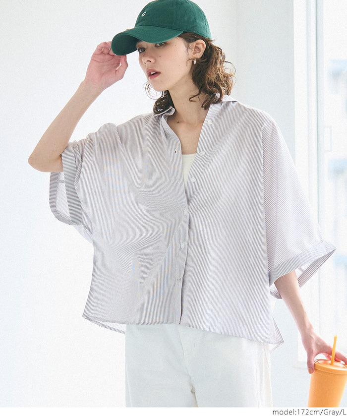 Slim-fit Dolman Sleeve shirt